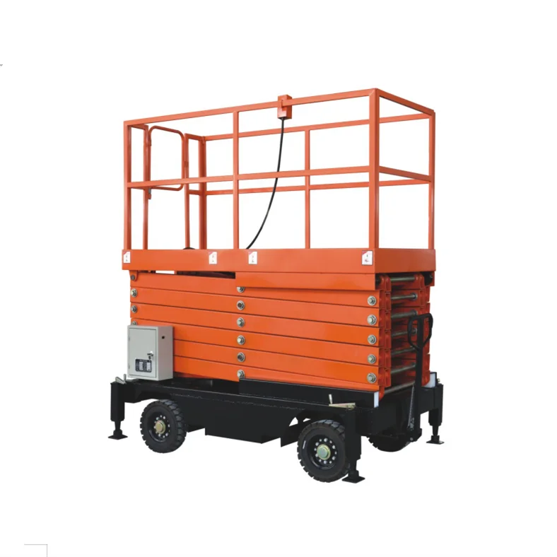 
WELIFTRICH Aerial Work Platform 500KG 7200MM Scissor type For Roof Repair Cargo Picking Workplatform weliftrich china 