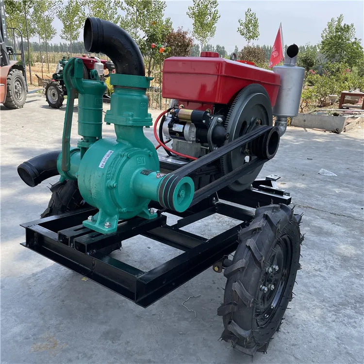 High pressure water pump, sprinkler irrigation machine, diesel water pump