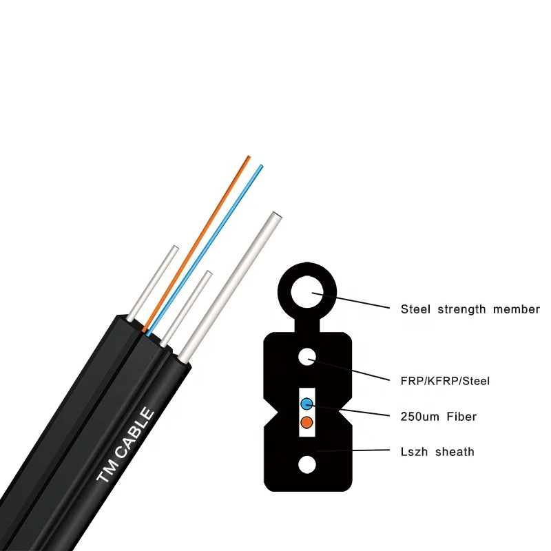 Communication Equipment Optical Fiber Cable 1 Core Good Quality Cable Ftth