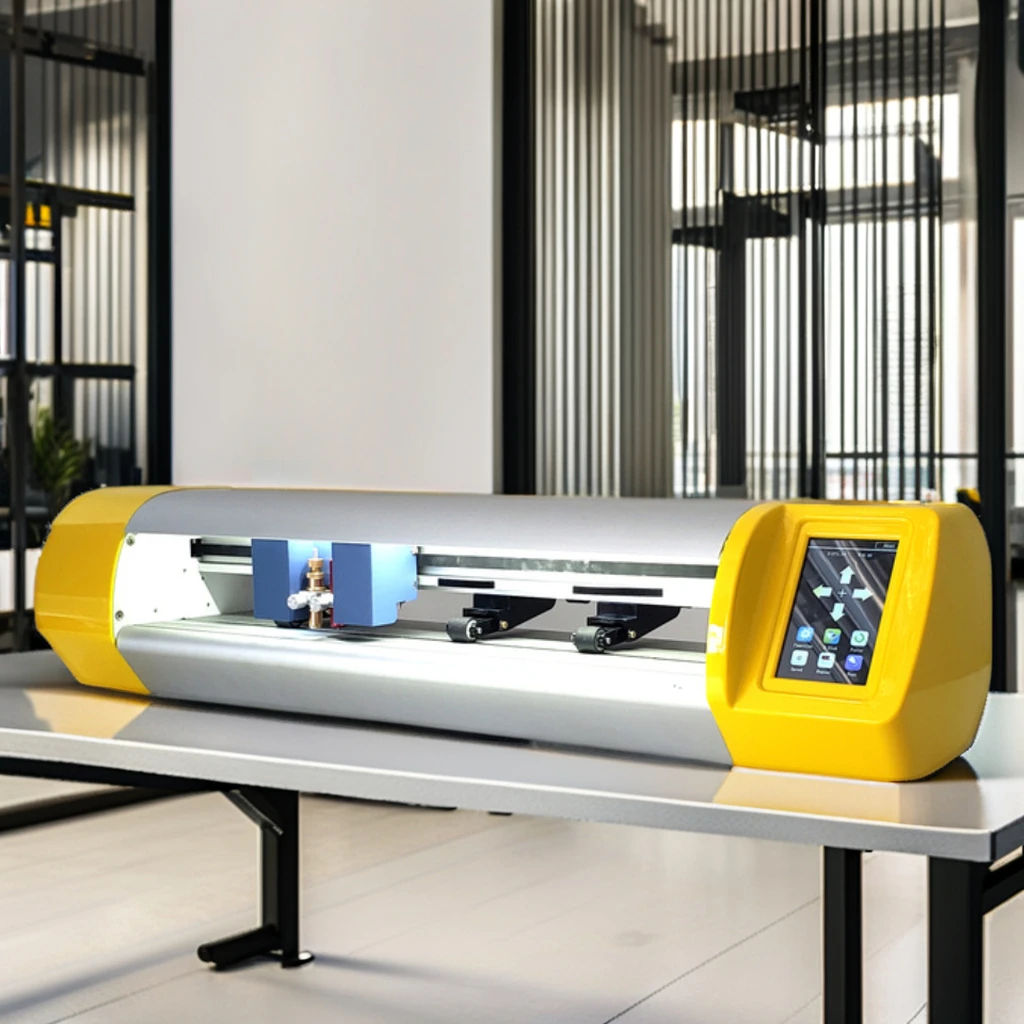 Bascocut Factory Mini Vinyl Sticker Cutting Plotter with Auto Contour Camera Sensors Equipped with Signmaster Software