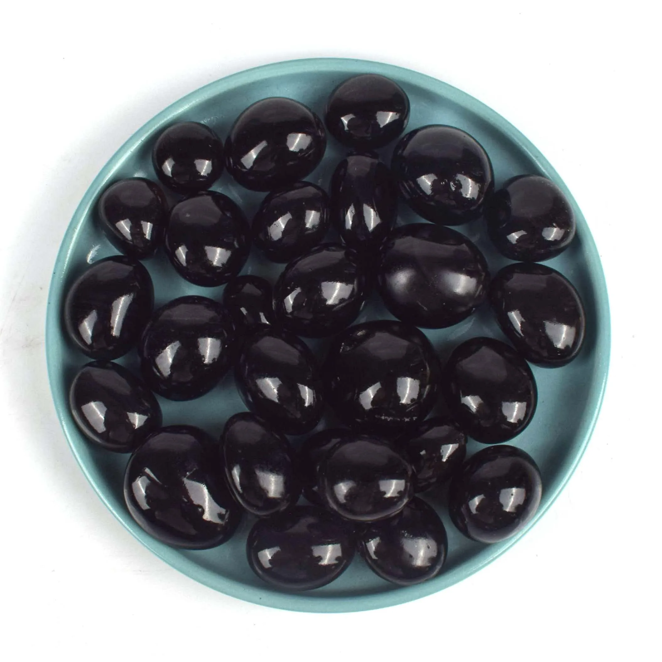 Factory Price Natural Crystals Tumbled Stone Apache Tear Ice Obsidian Freeform Chips Gravel Polished For Decoration