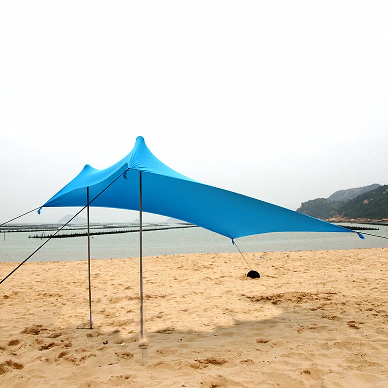 Beach Awnings Light Sunshade Tents Lycra Fabrics