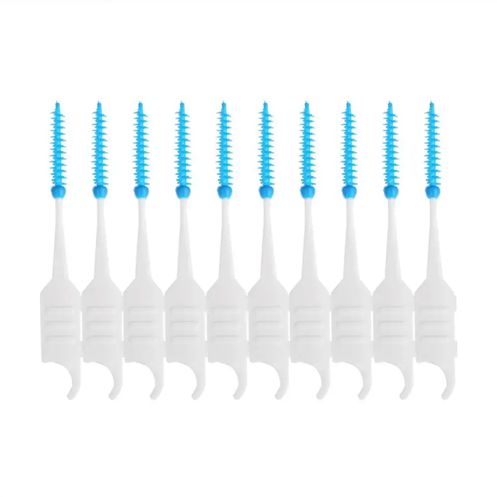 Floss Sticks Adults Clean Between Teeth Floss Brushes Toothpick ToothBrush Dental Oral Care Too Interdental Brush