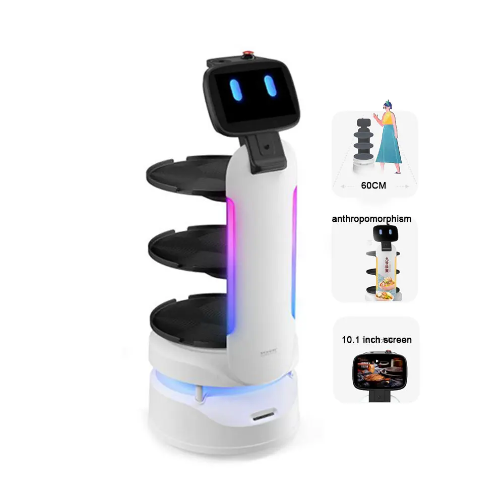 Segway Time Saving Intelligent Food Delivery Robot Waiter Robot / Food Delivery Robot / Electric Intelligent Humanoid Robot