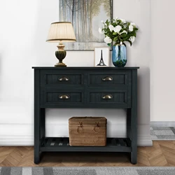 Entry Mudroom Furniture Vintage Nordic Style Multi Space Storage Cabinet Console Table