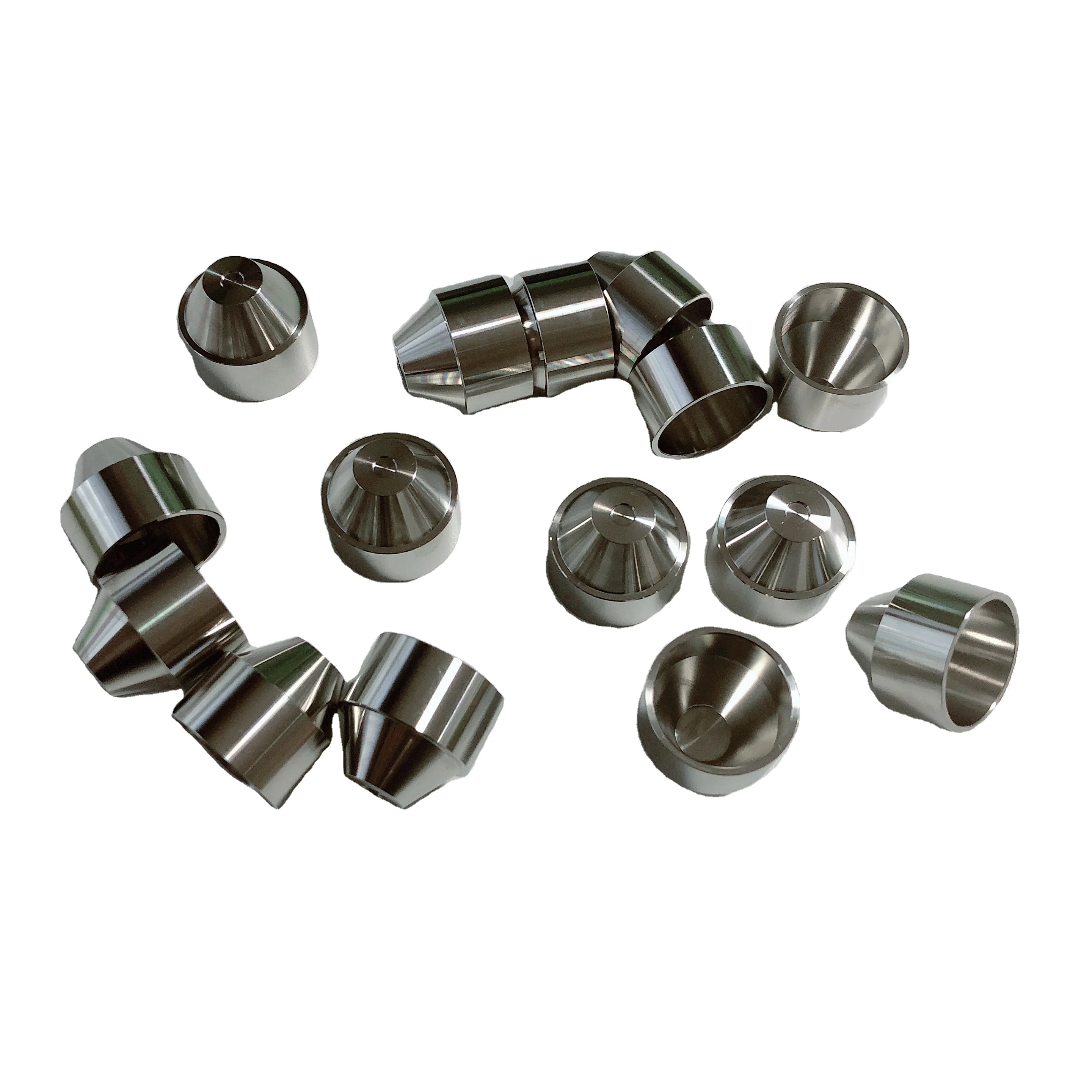 
Customize Stainless Steel Titanium Gr5 TC4 CNC Fuel Filters Solvent Trap Machining Precision Parts Cone Cups Suppressor 