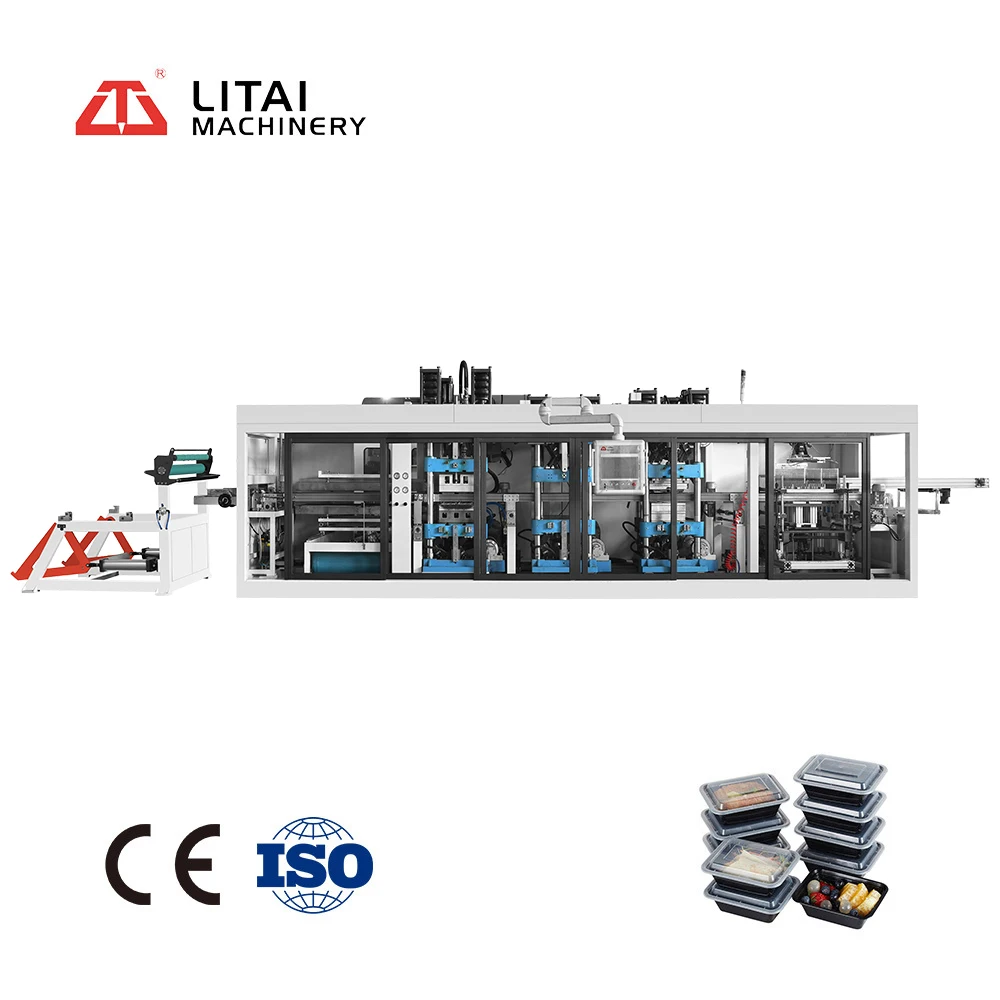 PP PS LITAI TTF-520BF 4-stations plastic box thermoforming machine price