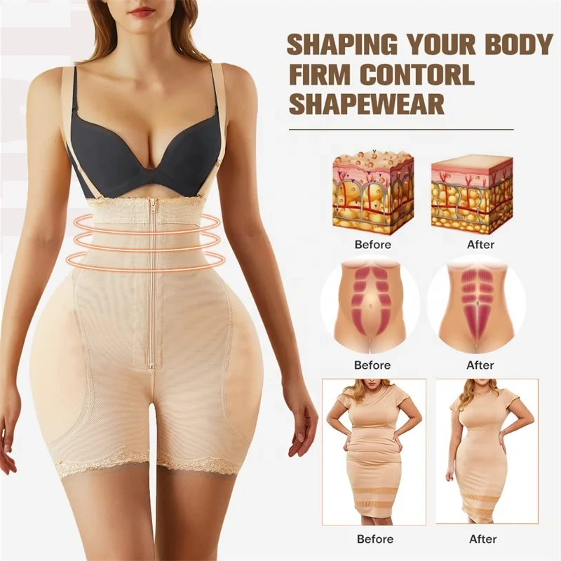 Hot Sale Women Thigh Panties Corset Butt Lifter Tummy Control Hip Padding Shapewear Underwear High Waist Trainer Shaper Wear