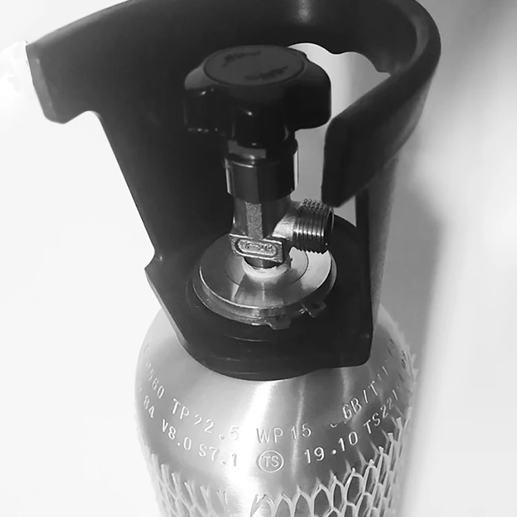 Calibrator calibration standard gas 8L sulfur dioxide standard gas with gas cylinder