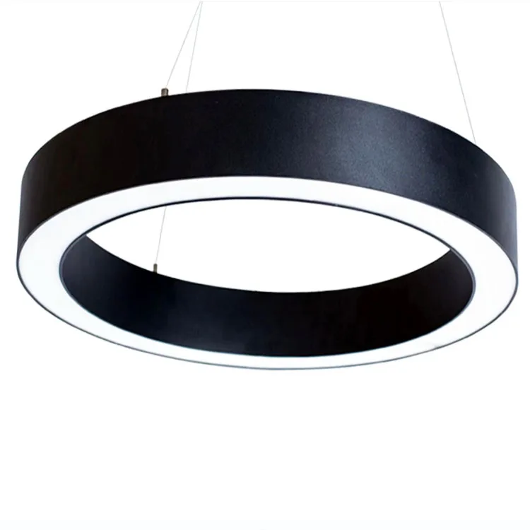 aluminum led light Office Round Ring Recessed Ceiling Surface Mount Wall Fixture Led Panel Linear