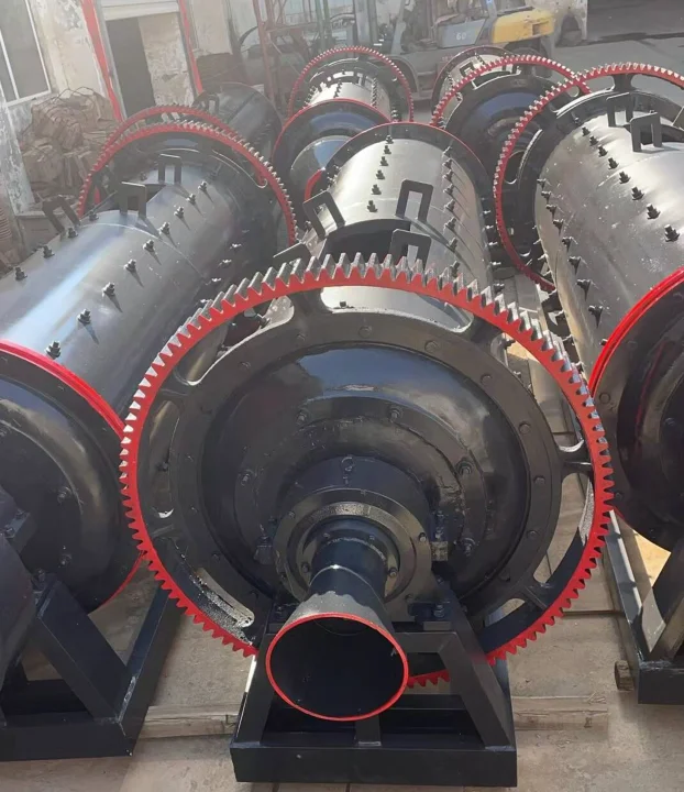 900x3000 Diesel Powered Ball Mill with Good Quality Manganese Steel Lining Plate