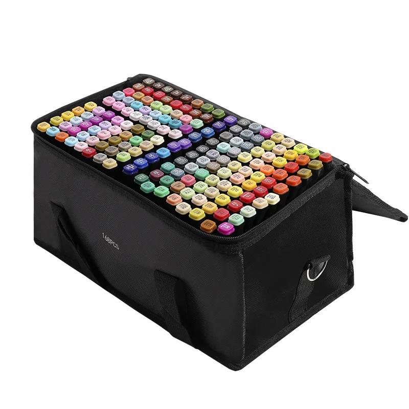 Office Supplies 30/40/60/80 Color Drawing Double Sided Art Marker Pen Permanent Sketch Markers Set