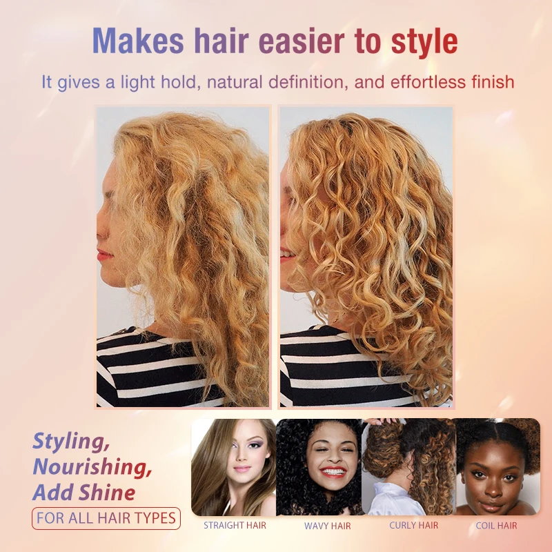 Hot Sale Big Stock Offer Free Sample Hair Color Styling Renew Spray For Curly Hair