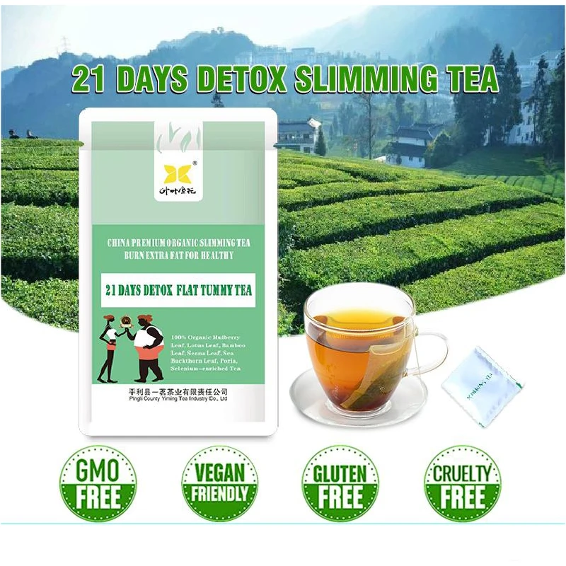 21 days sliming tea weight loss detox sliming tea perte du poids sliming 21 day detox slim tea to lose weight organic