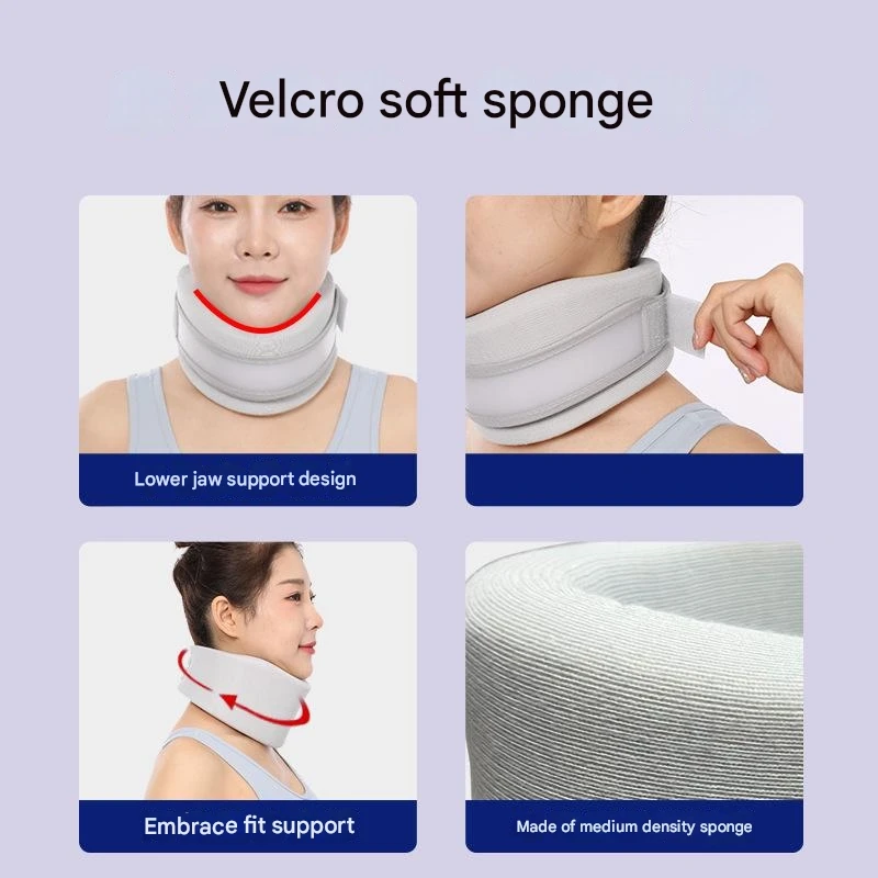 Neck brace neck collar anti-sponge artifact fixed support cervical traction
