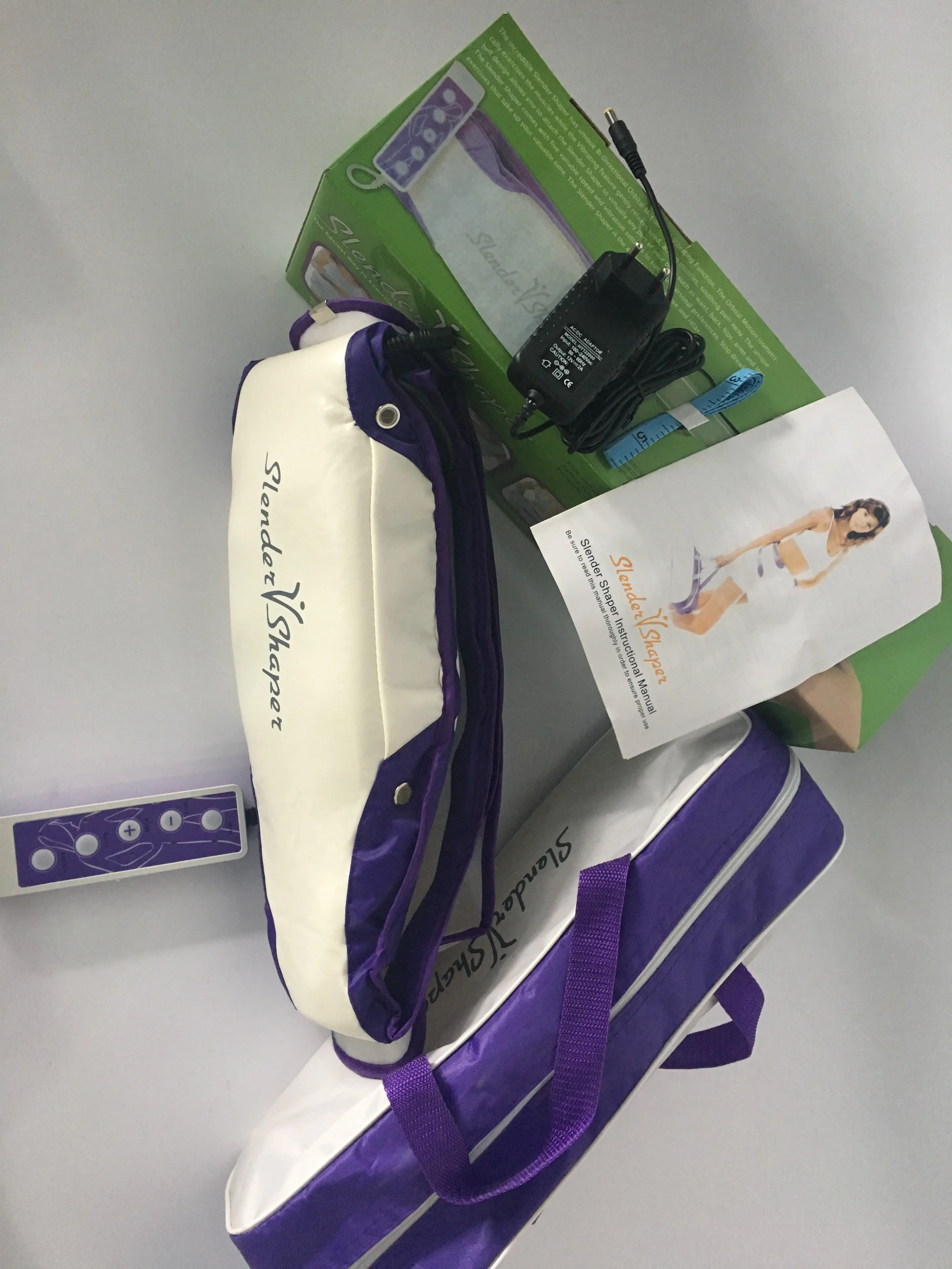 
Fast Delivery Electric Fitness Weight Loss Massage Belt Vibration Heating Shaper Massager Waist 