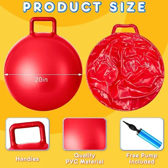 Children 4pcs Hopper Jumping Bouncing for Exercise Toy Color Animal Fitness Children Inflatable Pattern Balls Random