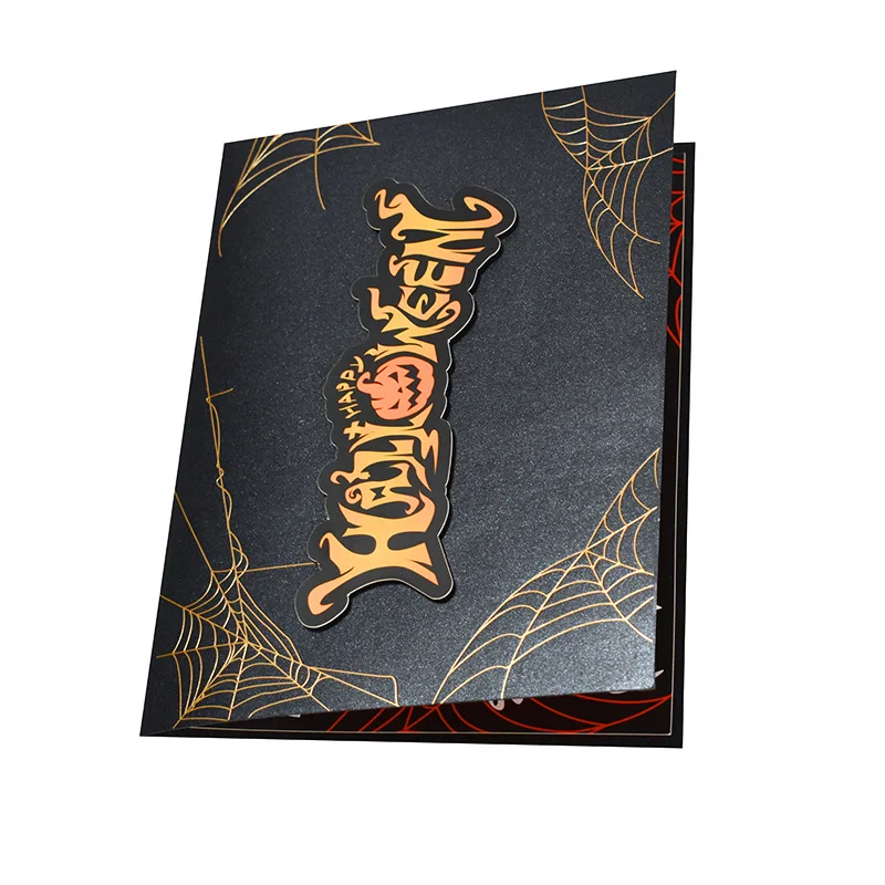 3D Pop Up Card Laser Cutting Handmade 3D Pop Up Card Card For Halloween Eco-friendly