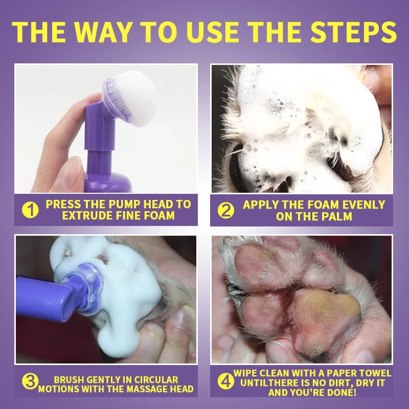 
Pet Claw Care Essence Clean the Paws of Cats and Dogs Walk Outdoors to Moisturize the Feet and Prevent Cracking 