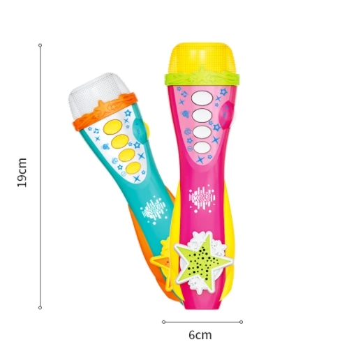 FiveStar Musical Toys For Kids Baby Infants Educational Microphone Toy With Music Sound And Light Up