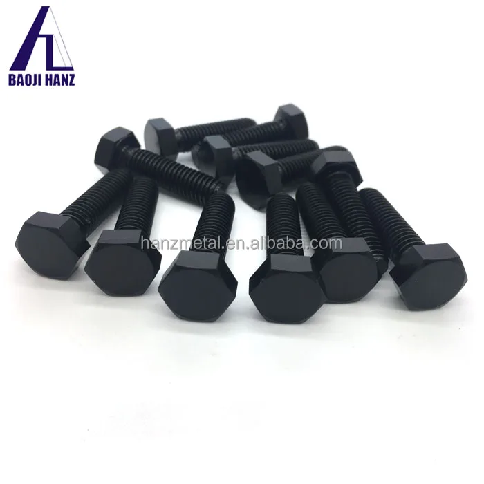Good quality gr5 hexagonal titanium hex screws bolt for industry