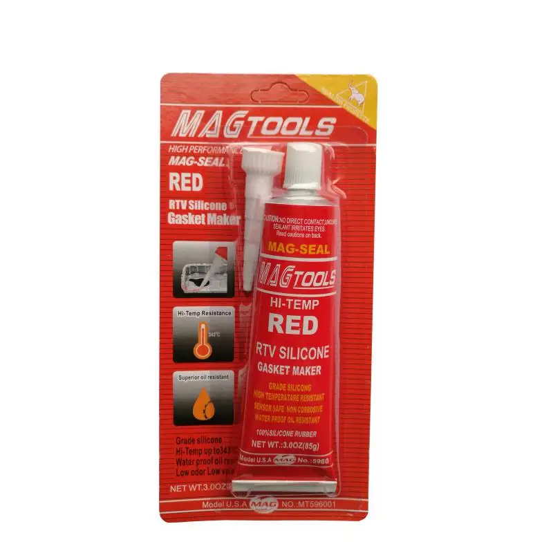 Magtools высокотемпературный Oem rtv силиконовый герметик автомобильный красный серый черный Производитель Прокладок