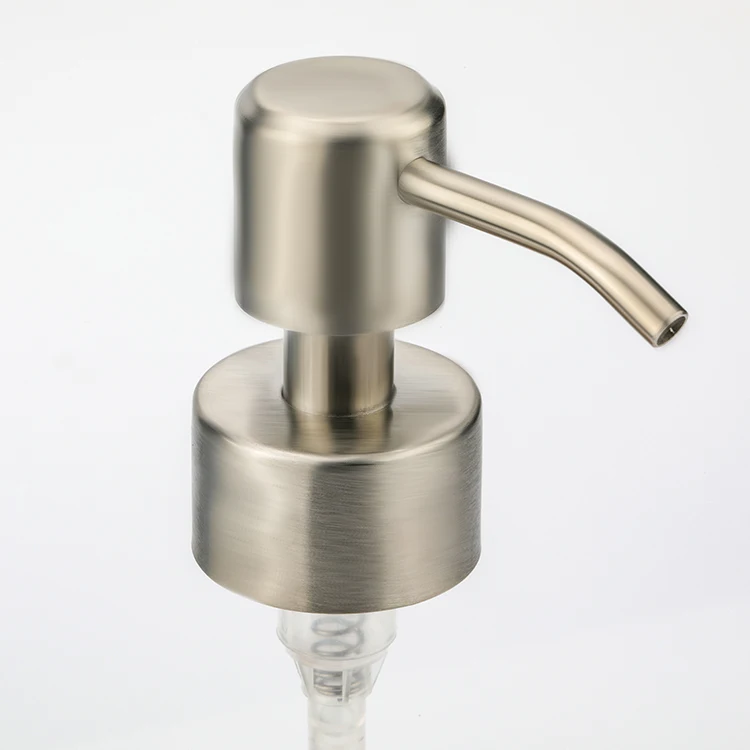 28/410 24/410 Wholesale Output Metal Stainless Steel Black Matte Lotion Bottle Pump Dispenser