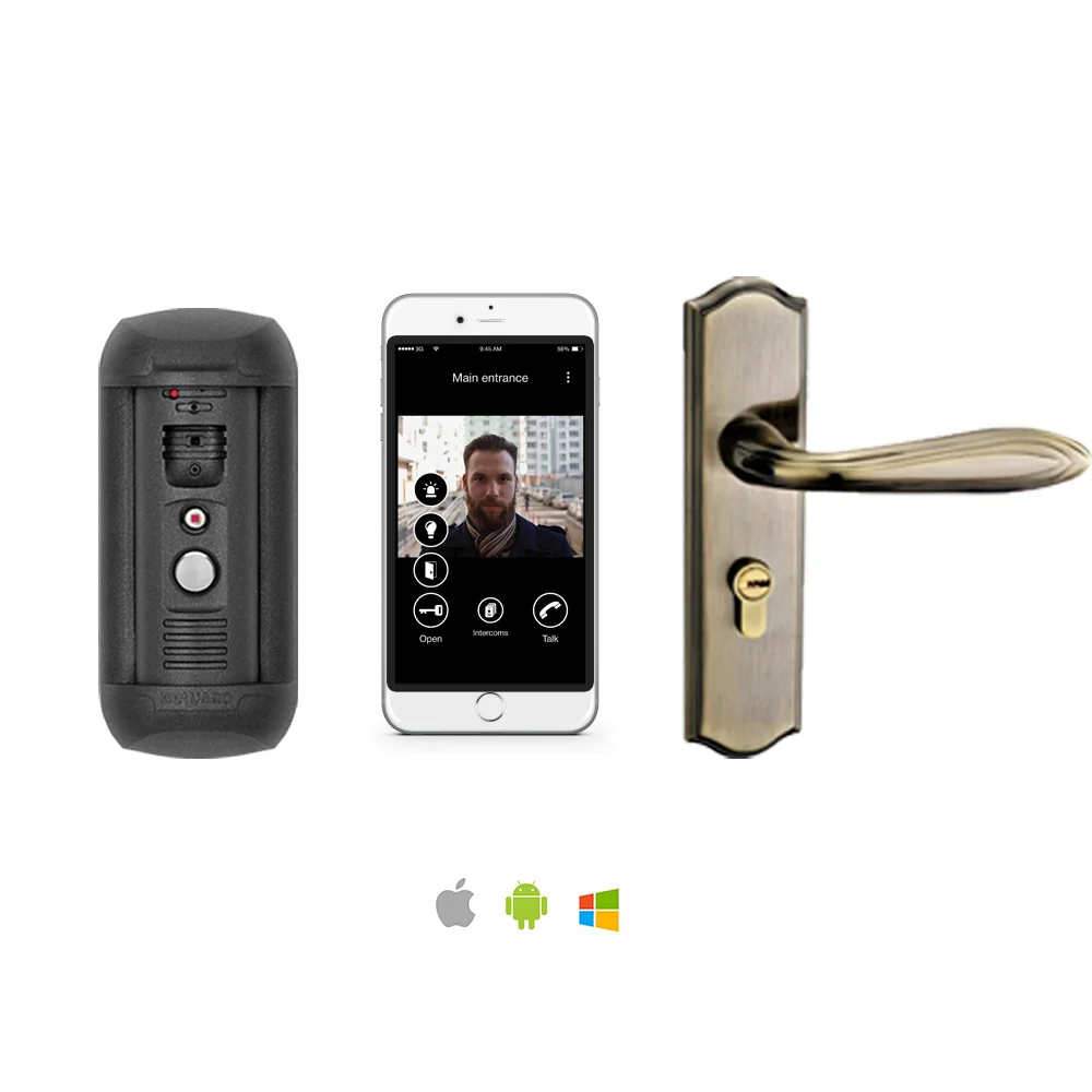  IP65 двусторонняя связь с мобильным приложением sip аудио домофон ip