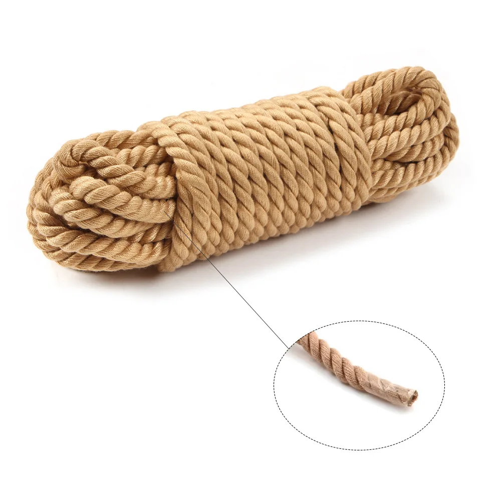 Slave Training Natural Hemp Ropes Role Play SM Games Rope Nylon Rope For Bondage