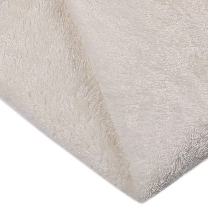 Factory Direct Fake Fur Fleece Fabric 100% Polyester Sherpa Fleece Fabric For Garment