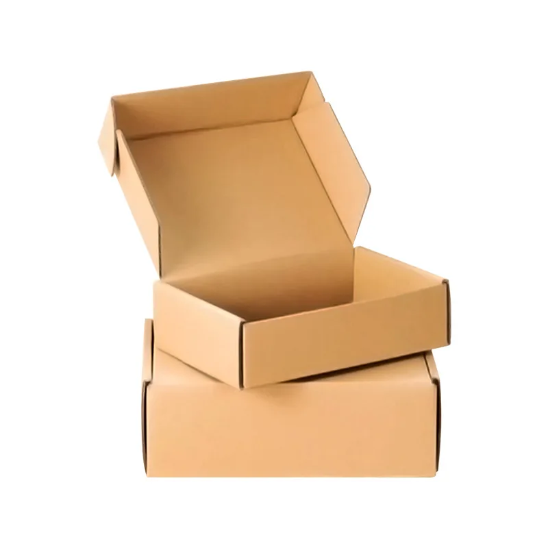 Custom Zipper Carton Easy Tear Cardboard Express Shipping Box