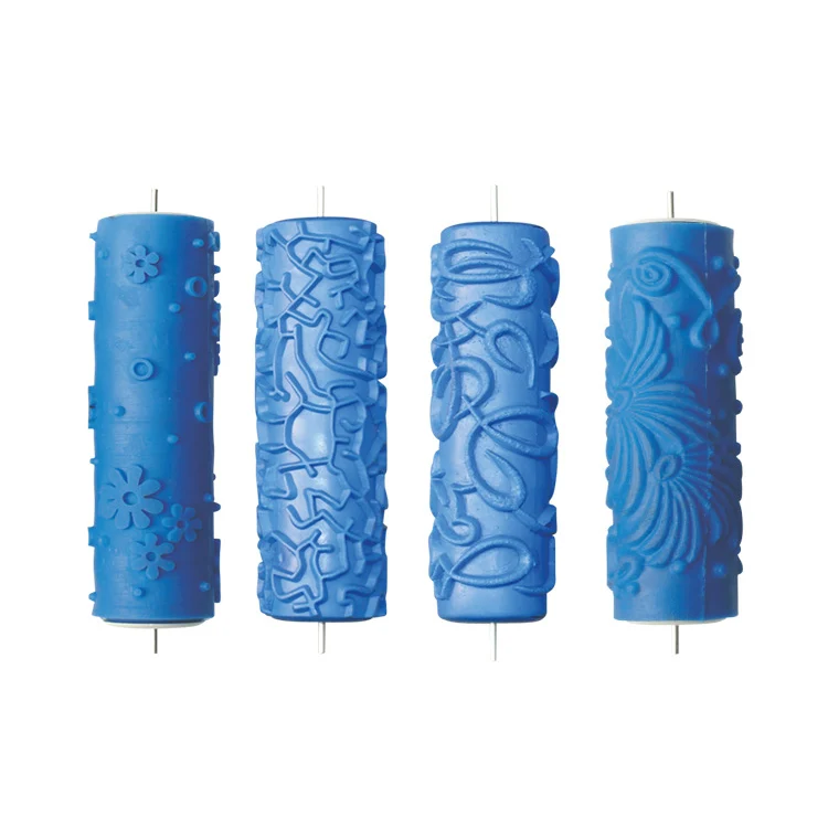 Hot Sale China Factory Guangdong Quality high end Household Wall Painting brush Tool Pro Grade roller paint with flower design