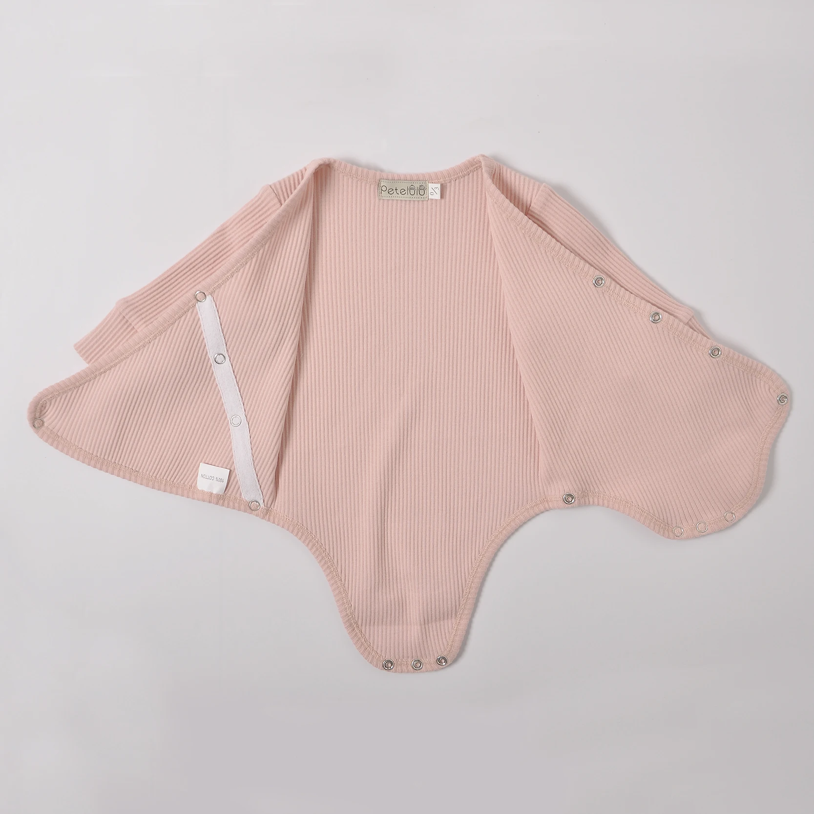 Высококачественный хлопковый Детский комплект из 2 предметов в рубчик