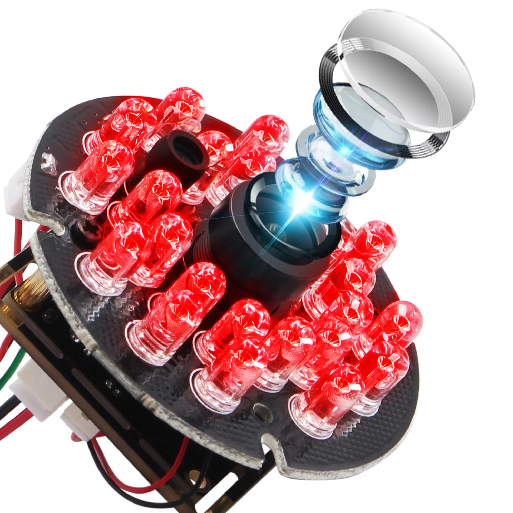 ELP 2MP Full HD 1080p Infrared IR USB Camera Module Day and Night Vision with IR leds for Car Truck Bus video surveillance