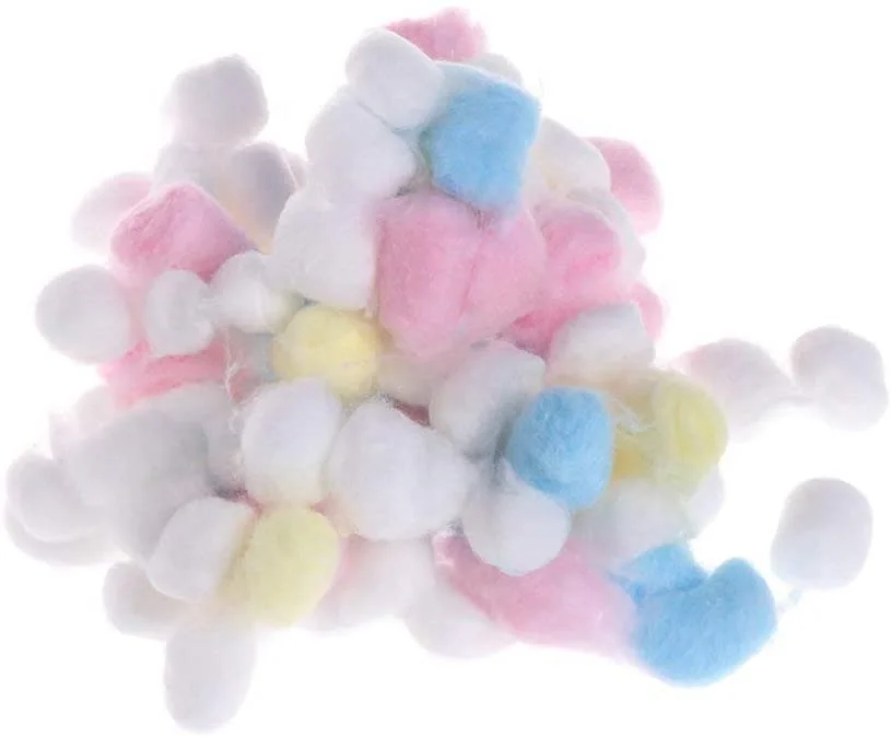 Disposable Colorful Stuffing Cotton Ball for Hamster