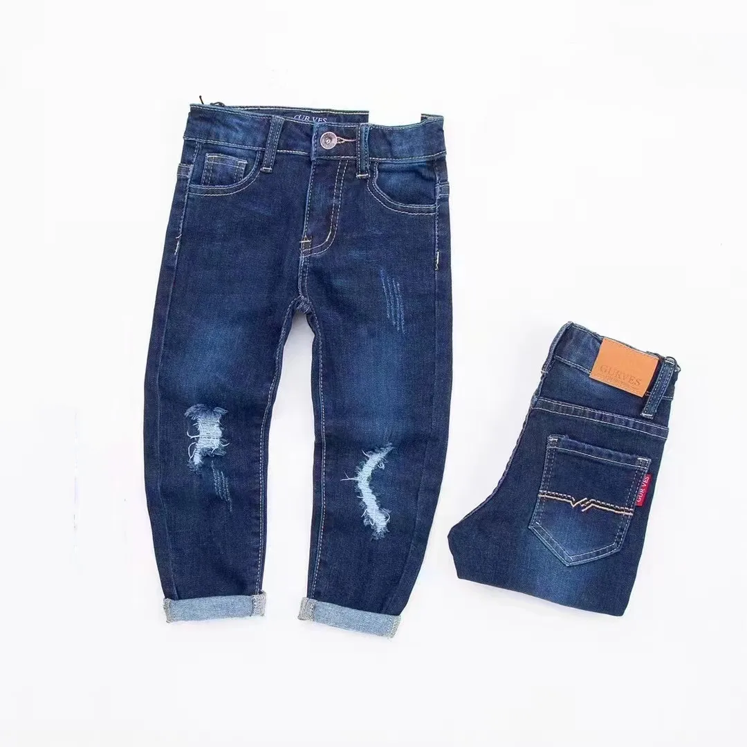 Toddler Boys Jeans Pants Stretch Denim Jeans Clothes Kids Trousers for 3 to 8 years Boys Pants