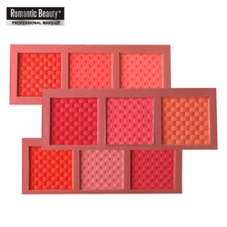 Романтическая красота 3 вида цветов легко носить макияж натуральная пудра Румяна женский макияж румяна палитра частная марка