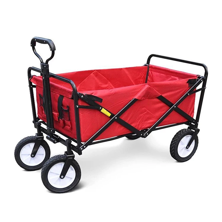 Folding Wagon Best Quality Foldable Beach Cart Folding Wagon  industrial wheelbarrow