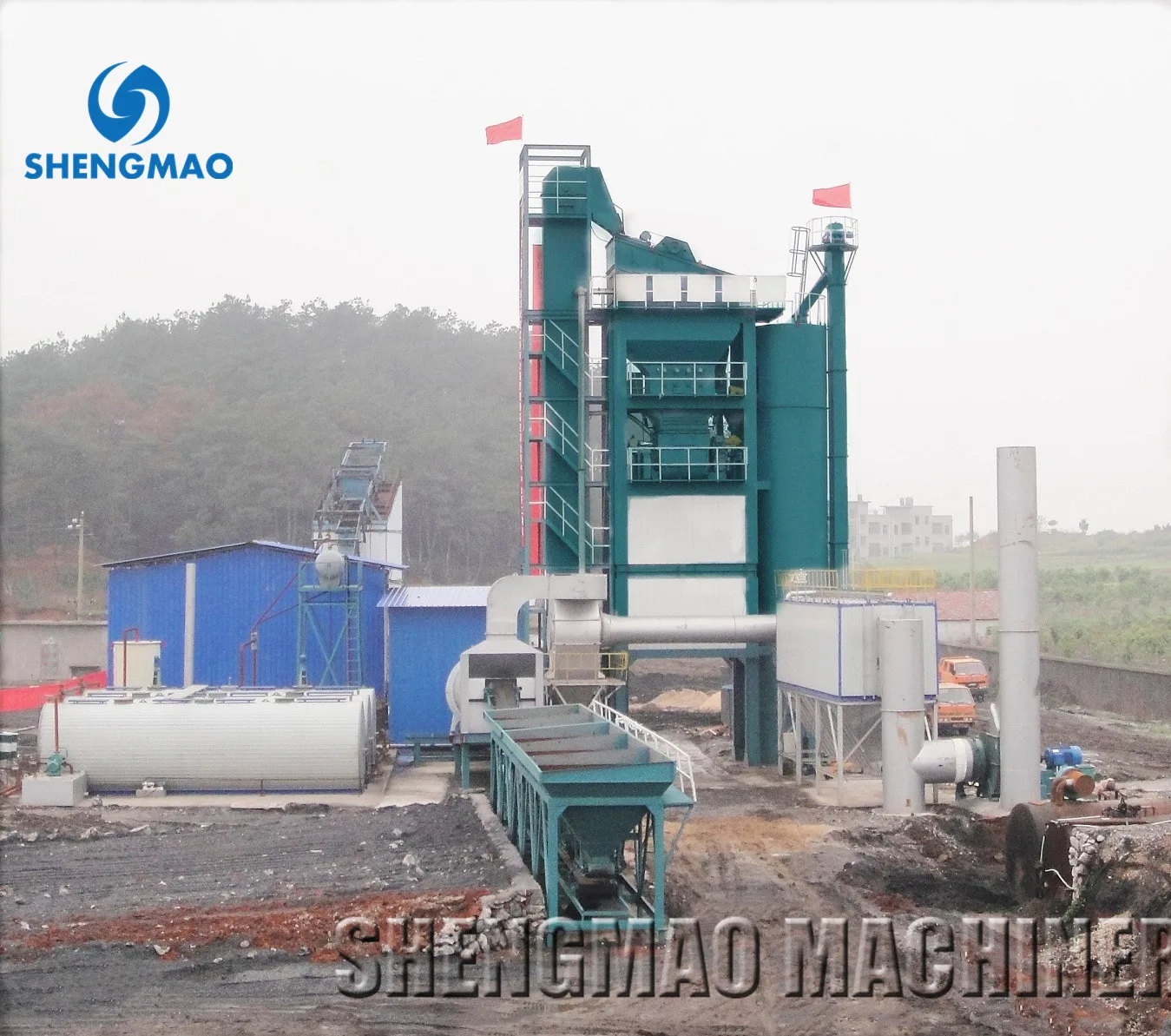 Новое поступление 60T 80T 100T 120T 160T 200T 240T 260T 80tph горячая холодная вода смешивания установка для переработки асфальта асфальт смешивающий завод производственная