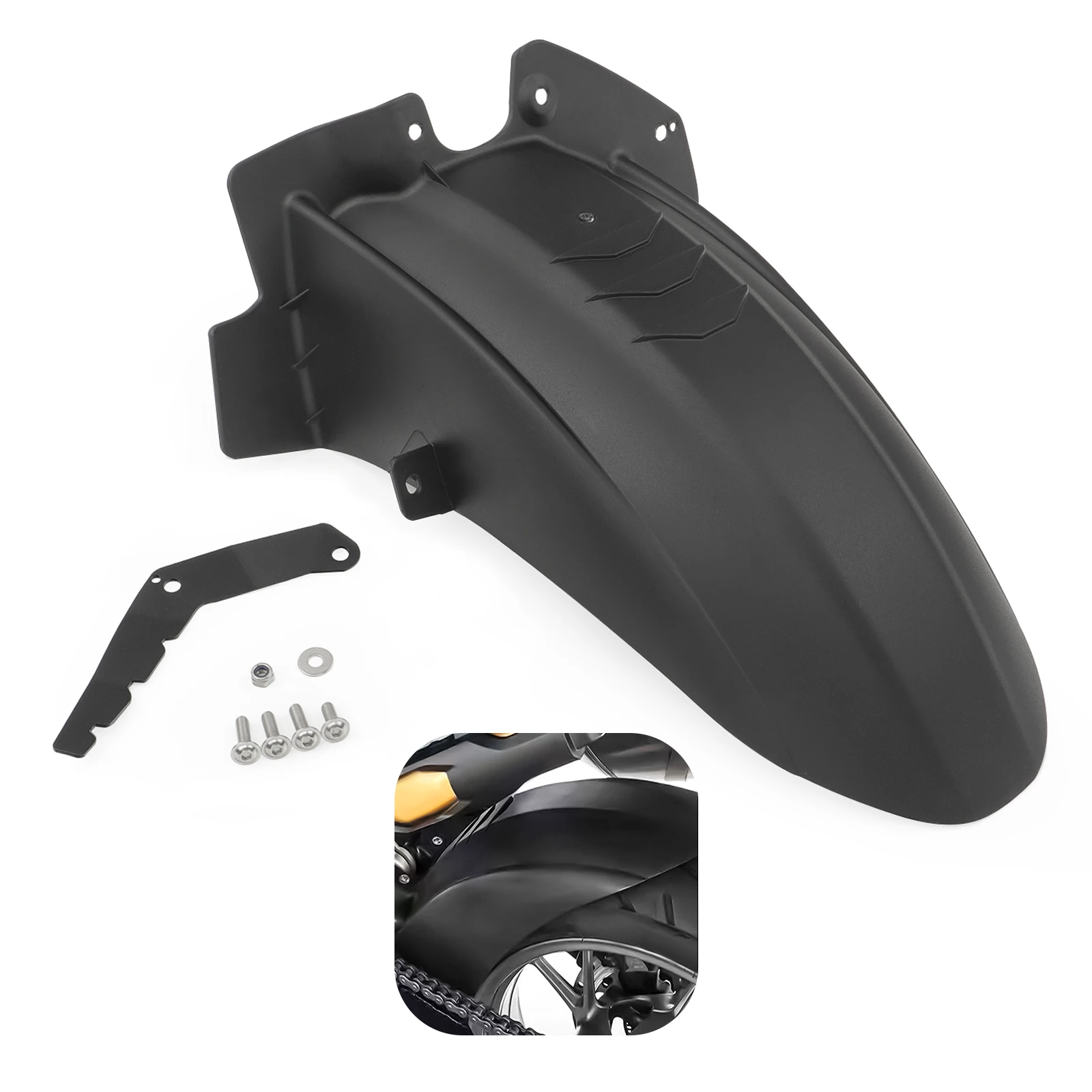 Брызговик для заднего обжима мотоцикла, брызговик для BMW F750GS F850GS F850GS Adv, совместимый брызговик для заднего мотоцикла