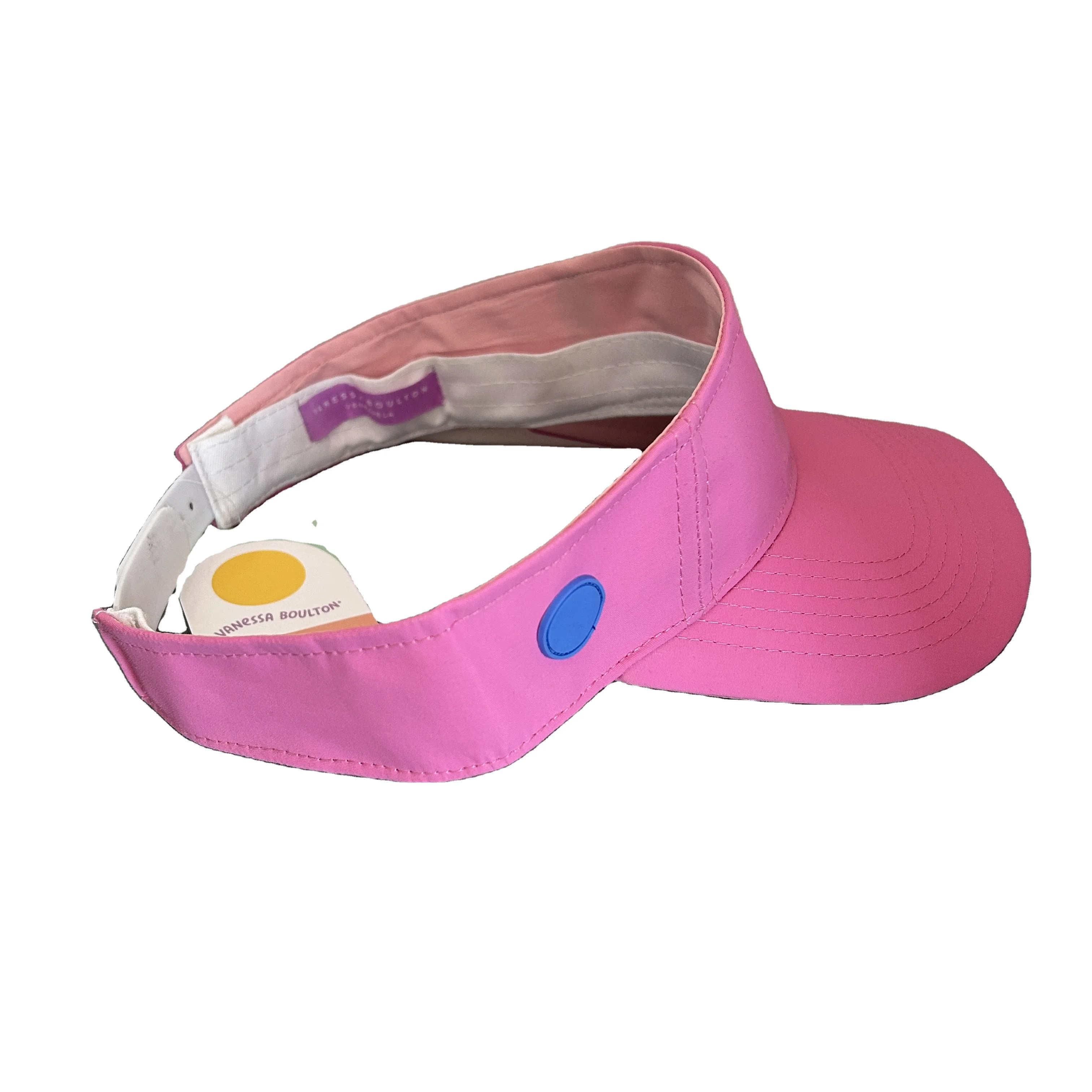 New Design Curved Brim Quick Drying Fabric Custom Rubber Label Sun visor Protection Sport Visor Caps
