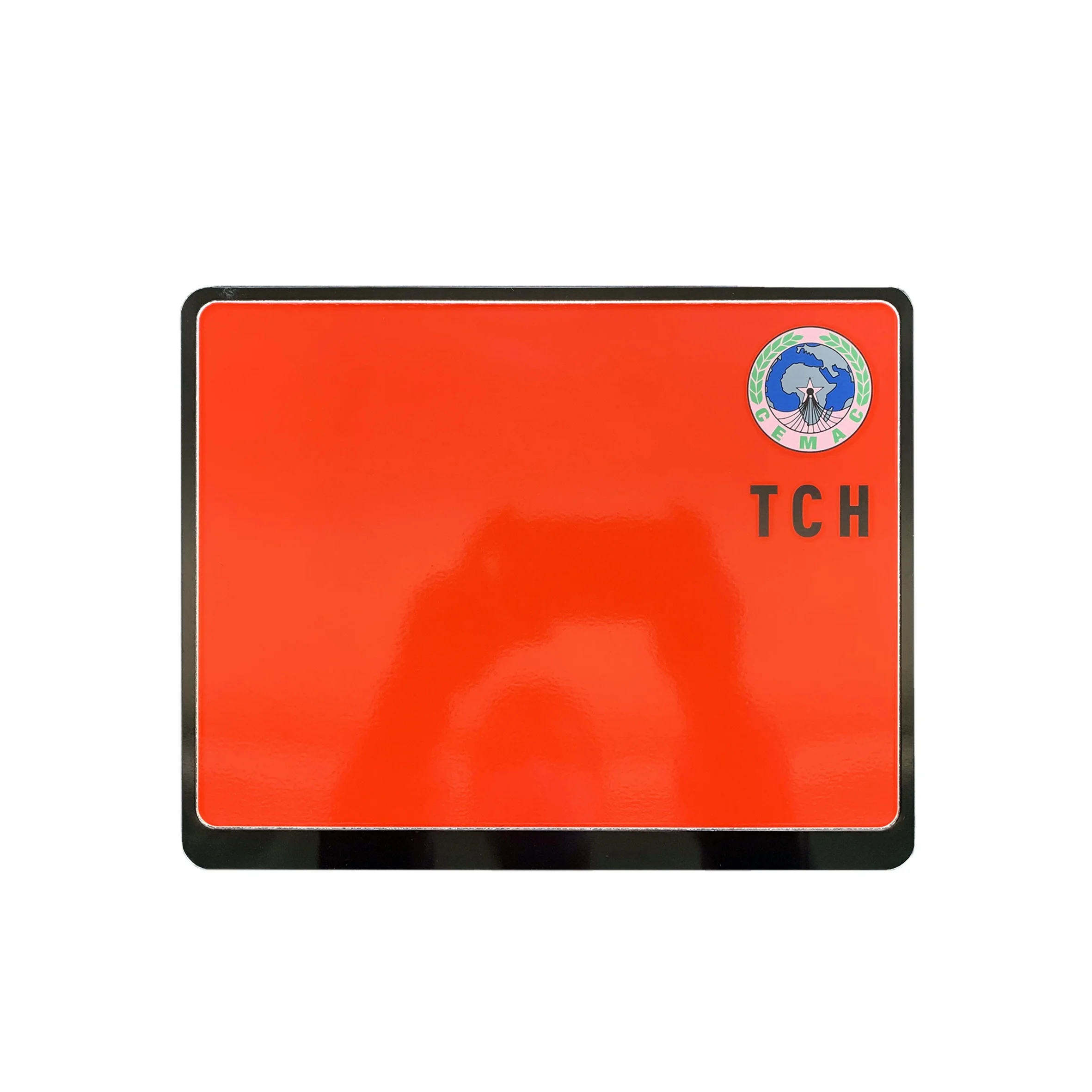 Chad Blank two layer license plates with printing TCH Logo and Flag in wide border, colorful double layer Africa number plates
