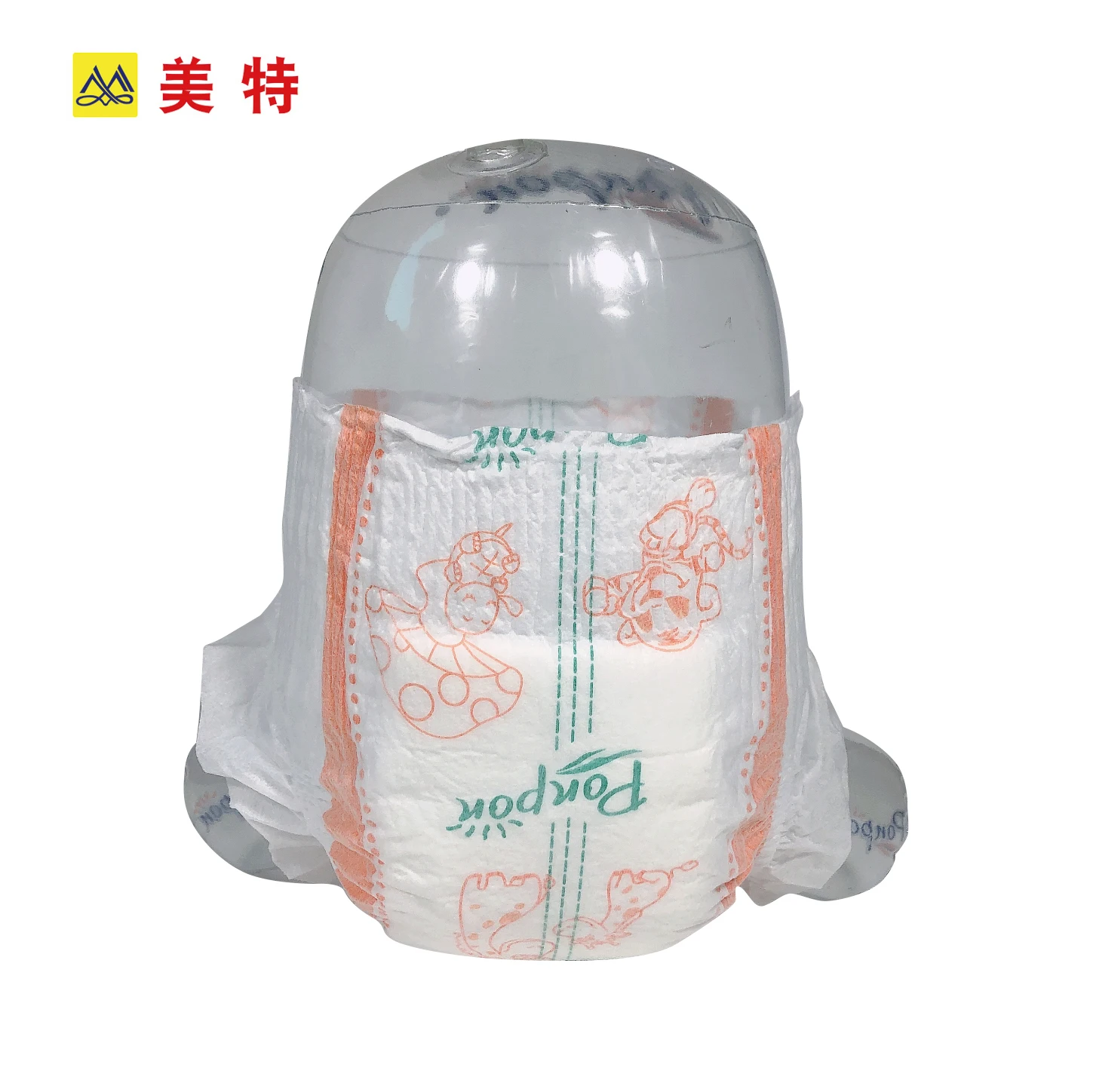 Китайский заводской продукт, мягкие хлопковые подгузники для взрослых с полиэтиленовой пленкой, взрослые брюки для недержания, хорошее поглощение