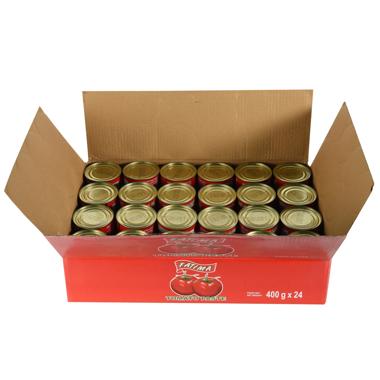 Competitive price tomato paste price ton repacking in 210gx48tins