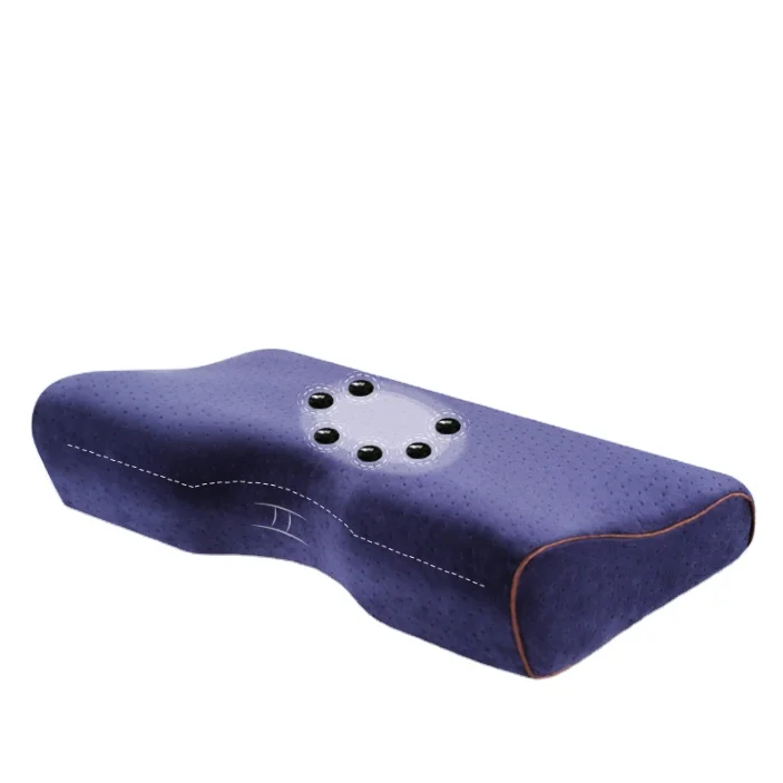 Double Bed Unisex Pillows Slow Rebound Memory Foam Magnet Neck Pillow Adult Pillow for Students