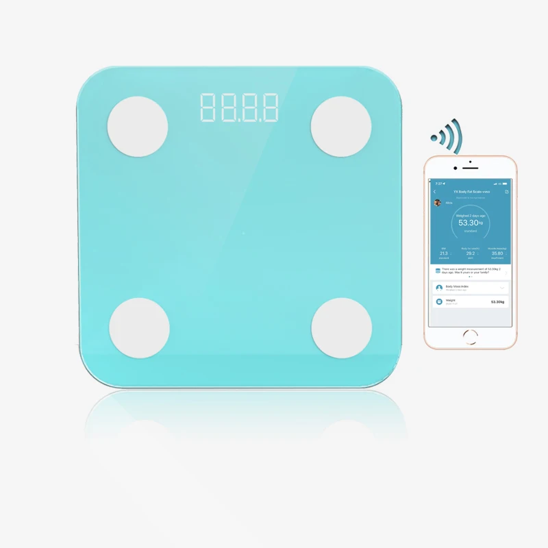 wireless smart scale smart weight scale  180Kg Digital Weight Fat BMI Measuring bodi Weighing Scale