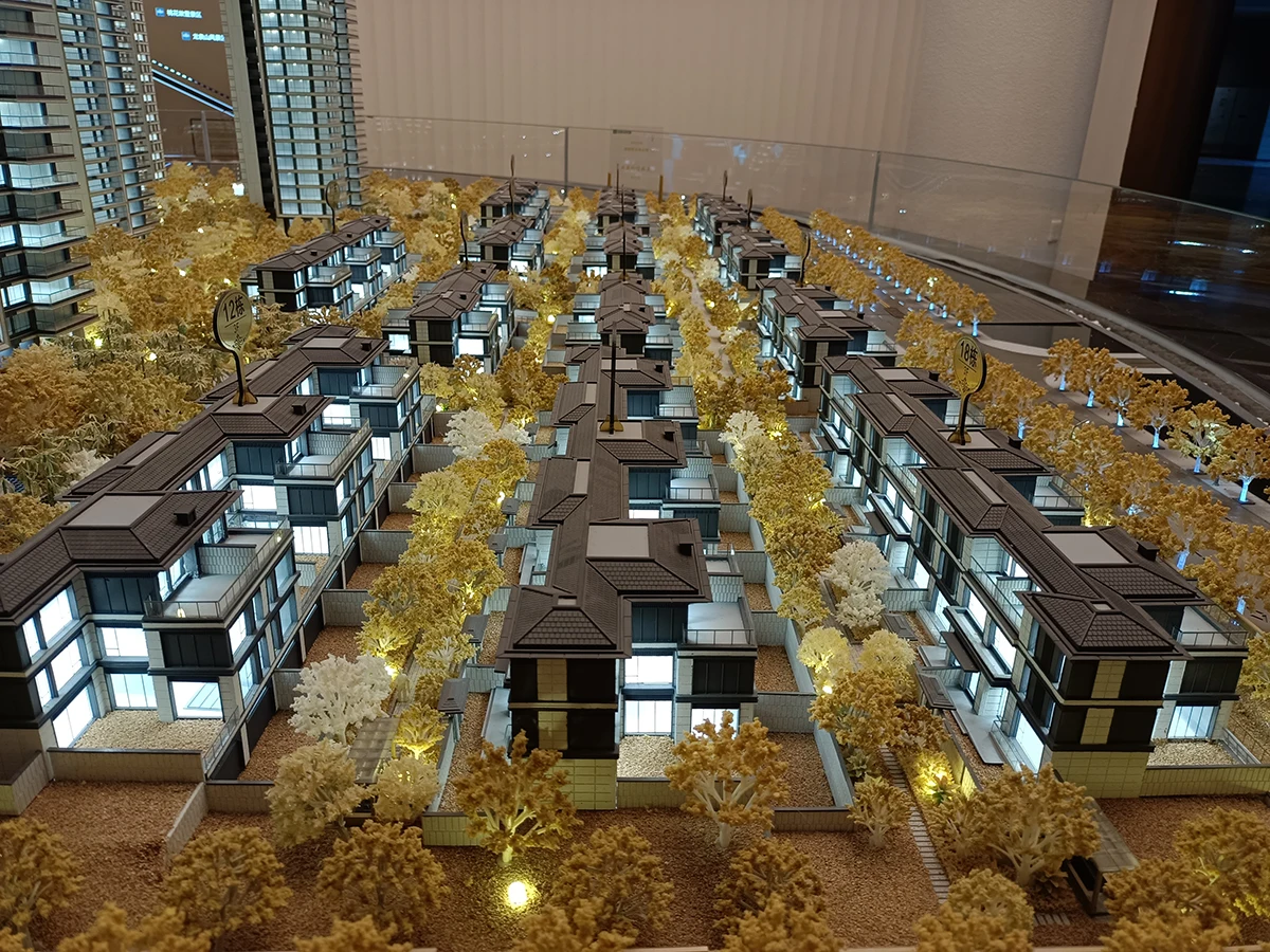 Interior Modern Design Real Estate Sand Table Architectural Building Scale Models For Sale