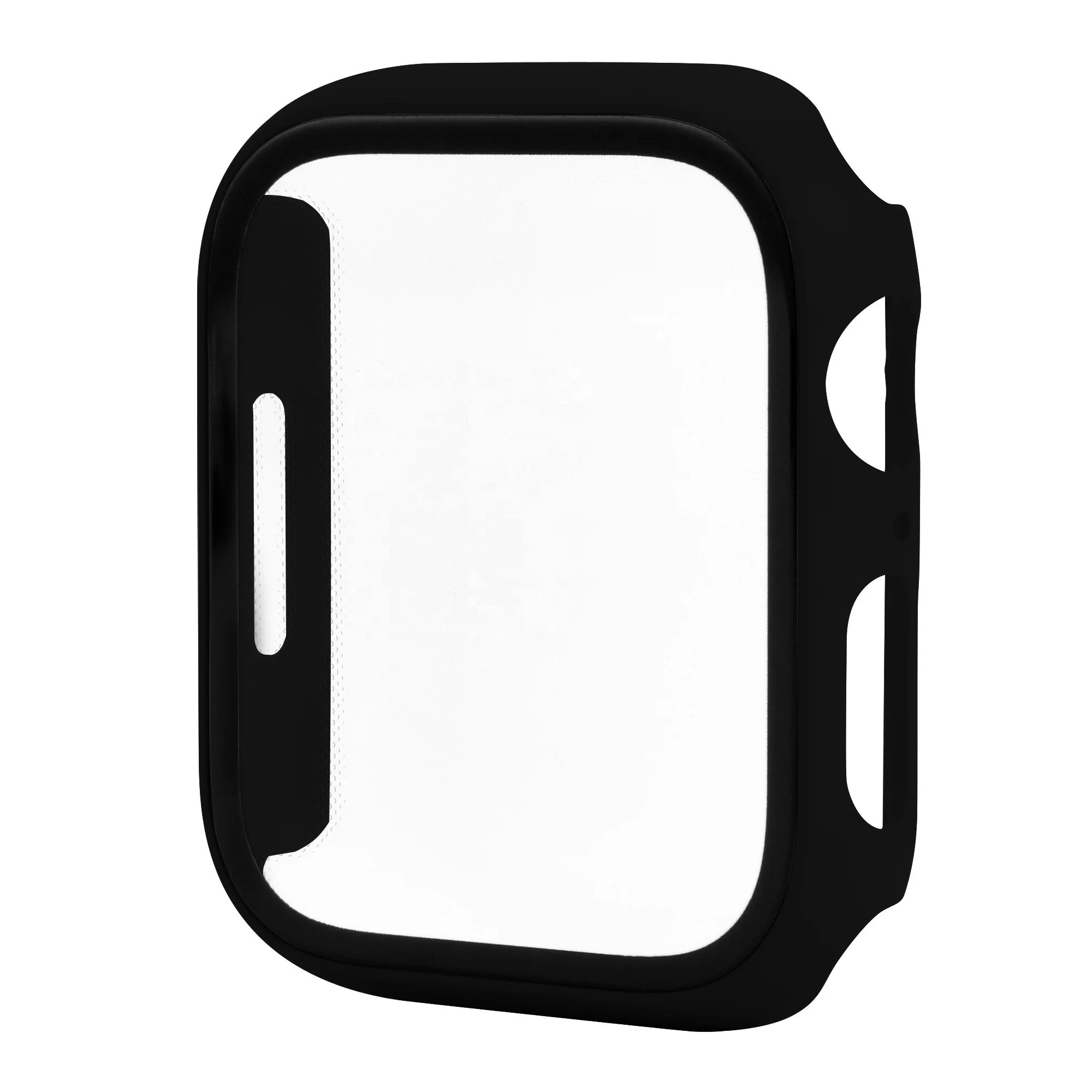 Full Coverage Tempered Glass Screen Protector Hard PC Protective Cover Watch Case For Apple Watch Series 7 45mm 41mm