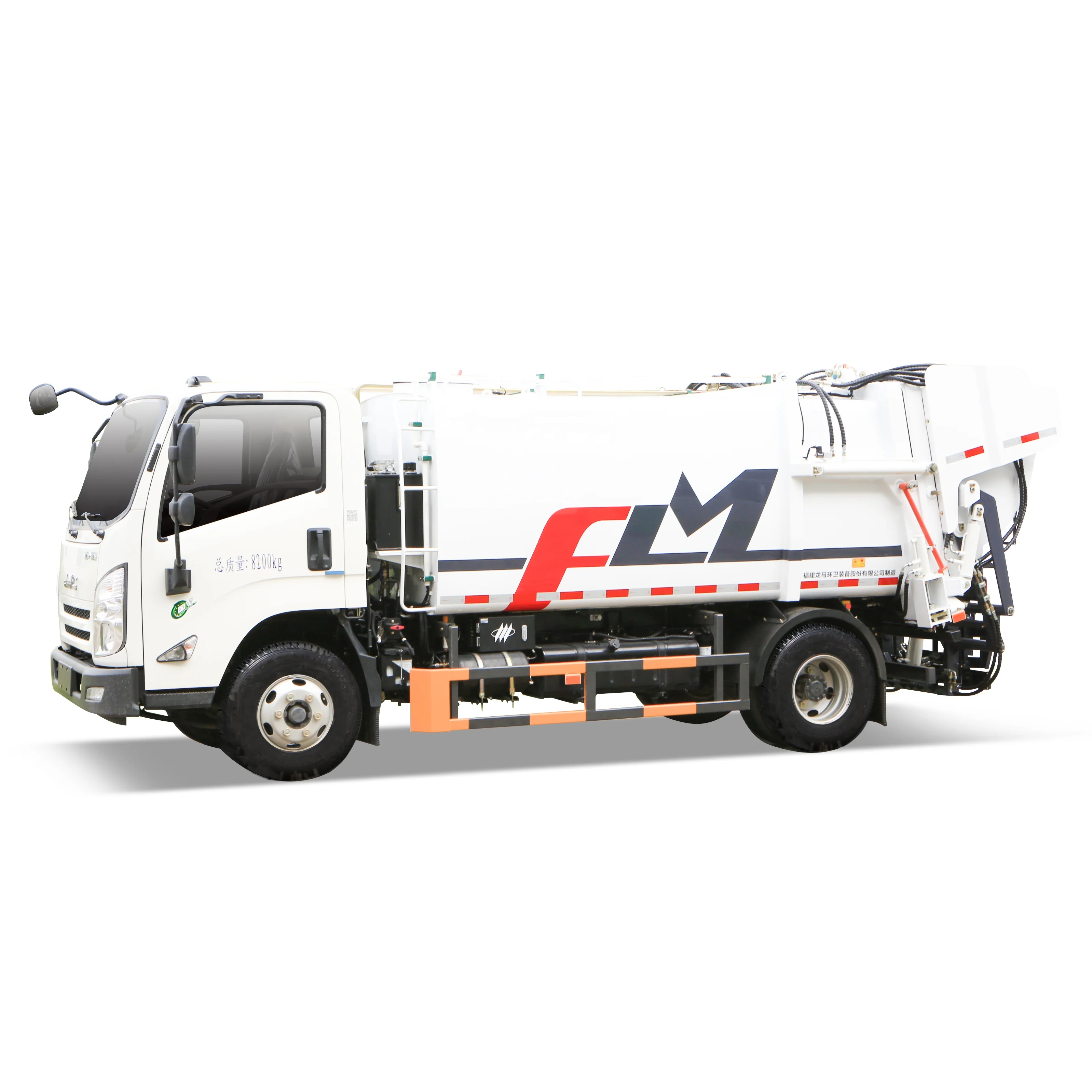 Грузовик FULONGMA для сбора влажных отходов, куб. М