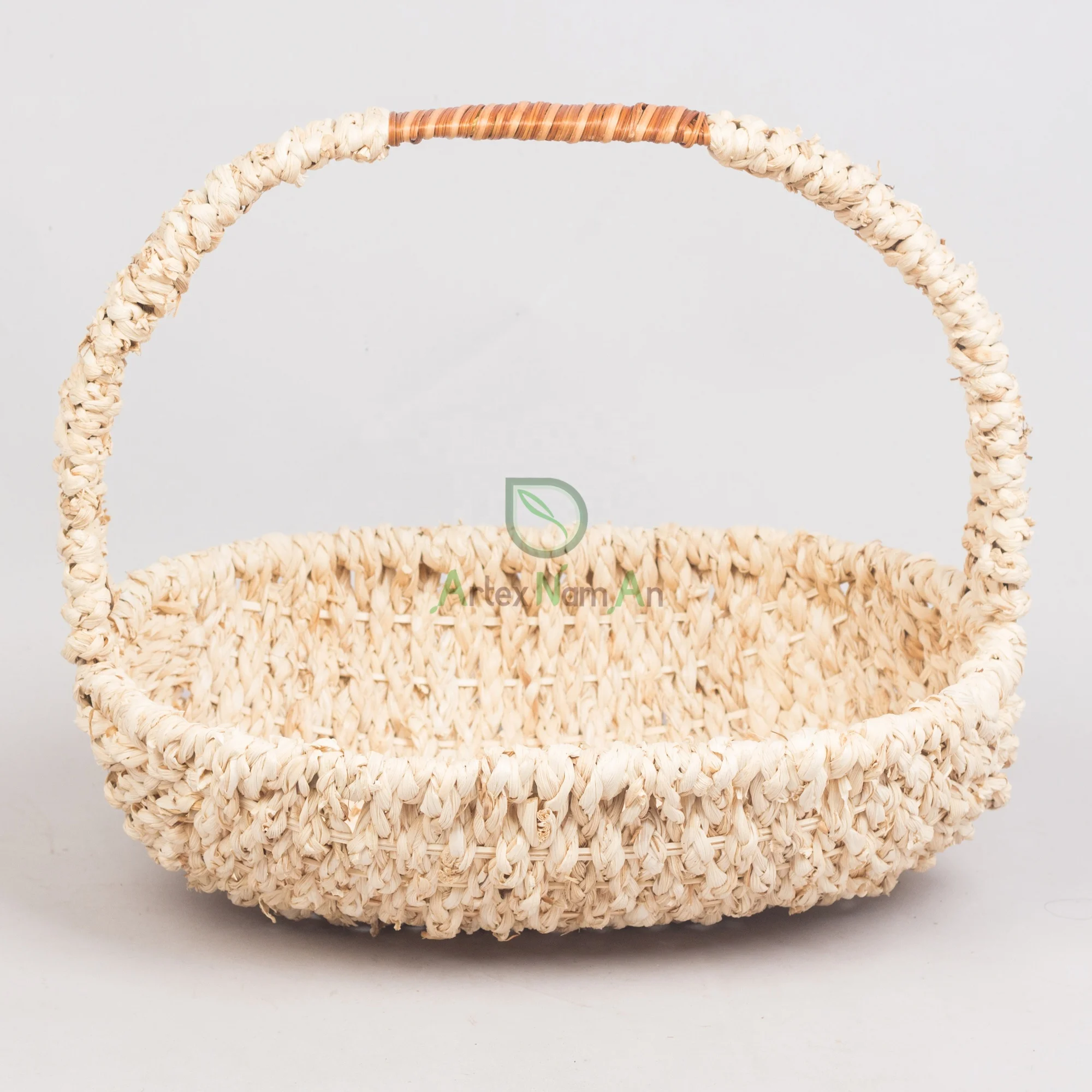 Bamboo storage wicker gift basket also woven flower girl wedding basket wholesale